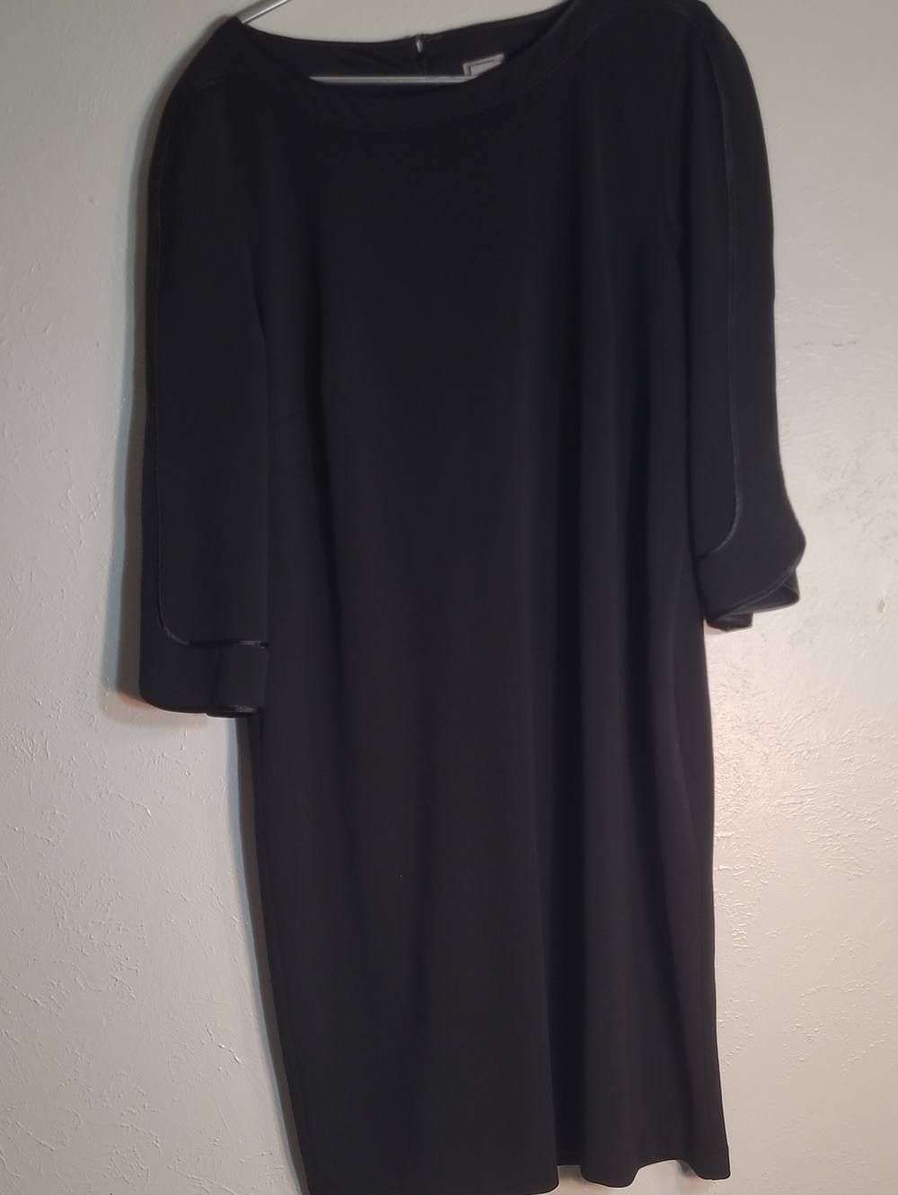 Chico's Black Long-Sleeve Shift Dress